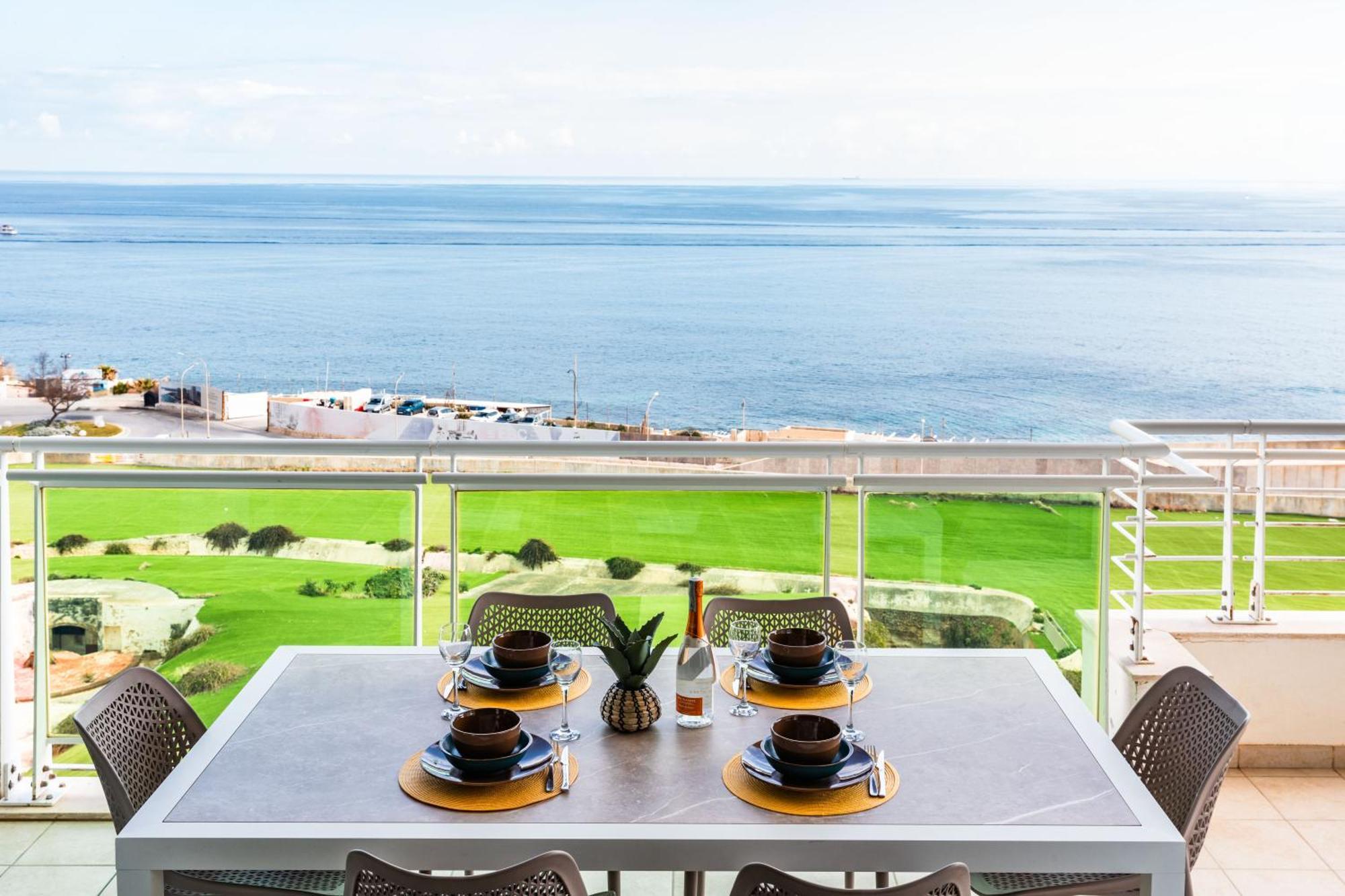 Luxury Seafront 3Br With Pool By Arcobnb Sliema Eksteriør bilde